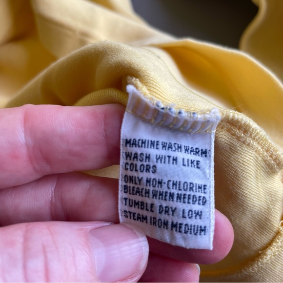 Polo by Ralph Lauren Shirt Long Sleeve Turtleneck Yellow XL - Picture 7 of 9